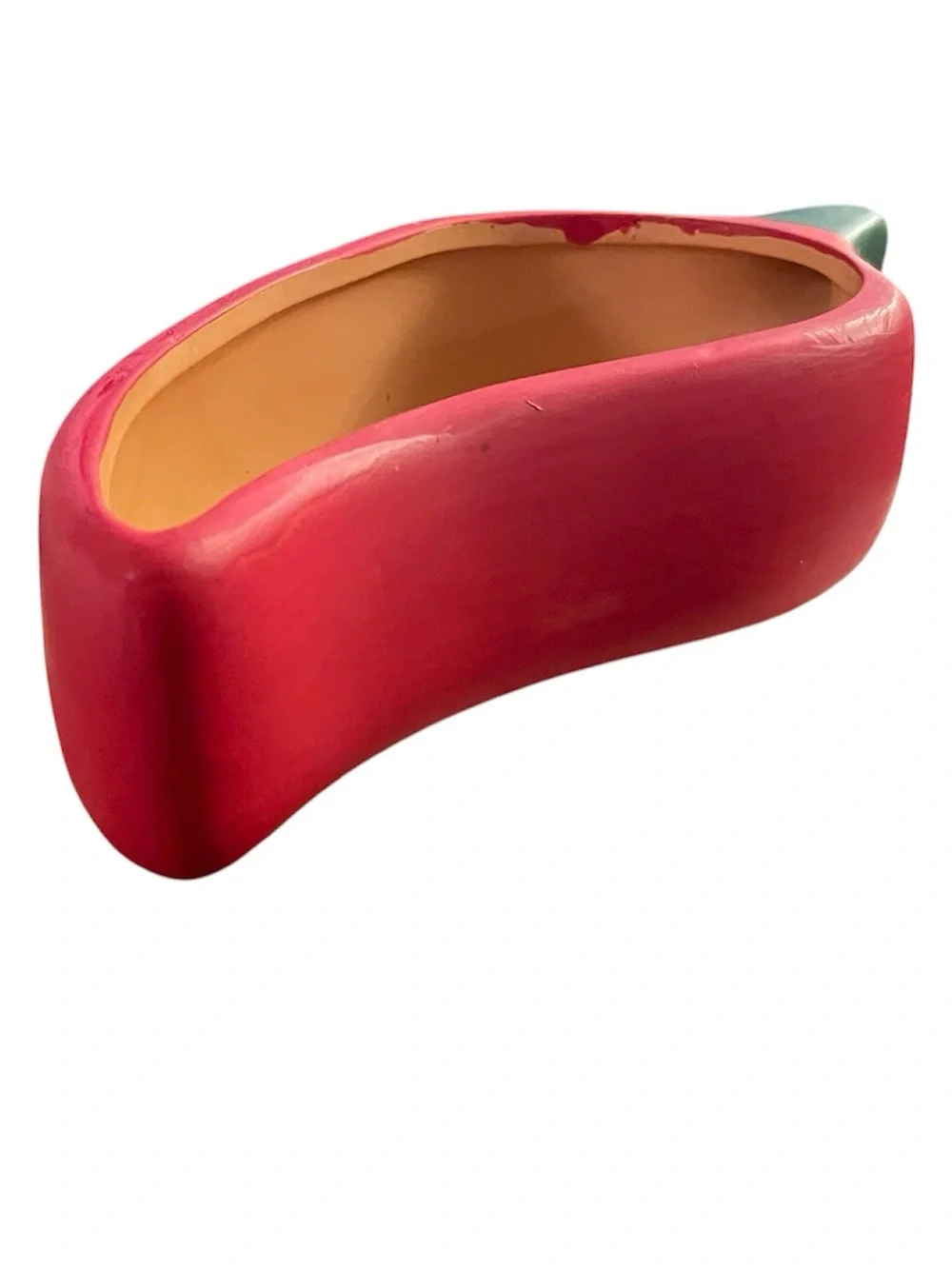 🌶️Ceramic Chili Pepper Dish in Red and Green.